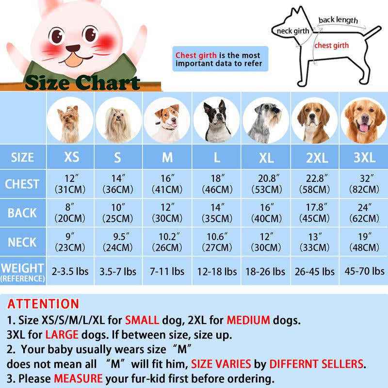 XPUDAC 4 Pack Dog Pajamas Soft Summer Doggie Clothes for Dogs Boy Girl,Four-Legged Apparel,Sleepwear Pet Products Dog Overalls Outfits Onesie Shirt